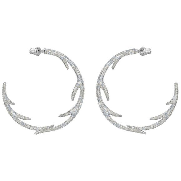 Swarovski 5499626 earrings Polar Bestiary silver tone new with original box - Picture 1 of 3